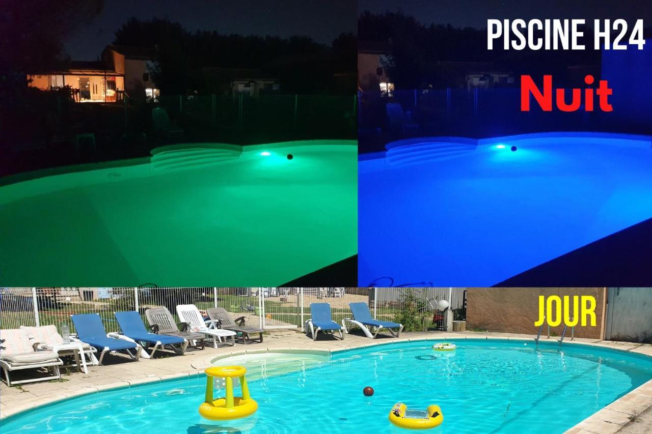 Bel Appartement T2 Climatise Avec Piscine Poitiers-Futuroscope-Creps De Poitiers Vouneuil-sous-Biard Luaran gambar