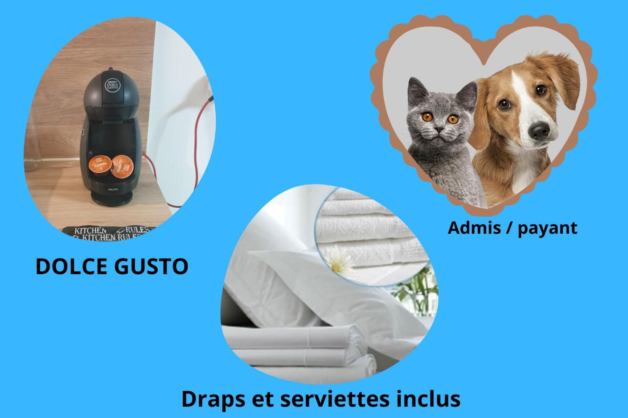 Bel Appartement T2 Climatise Avec Piscine Poitiers-Futuroscope-Creps De Poitiers Vouneuil-sous-Biard Luaran gambar